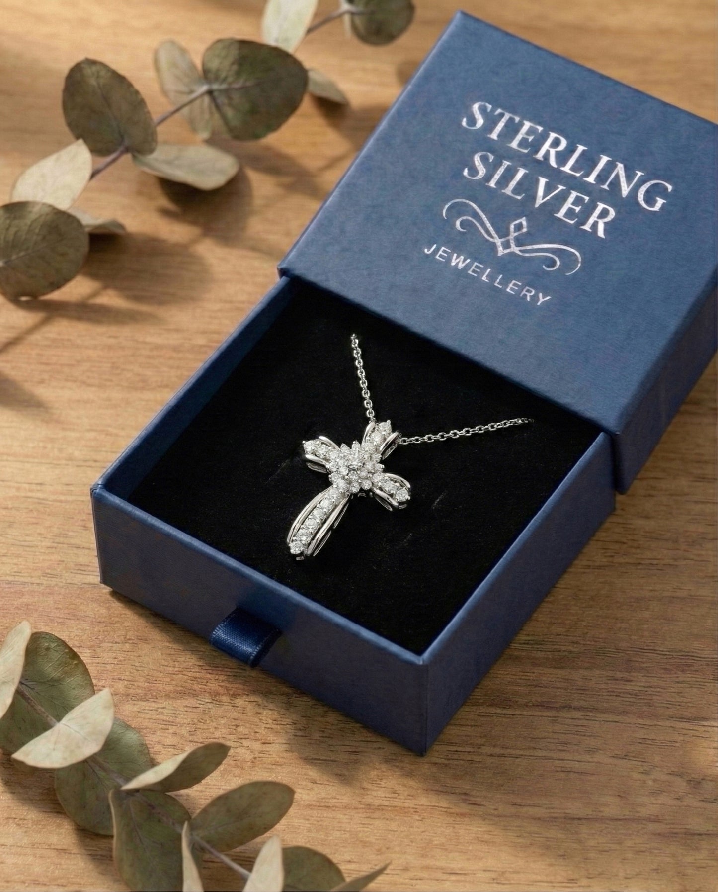 Crystal Cross Necklace