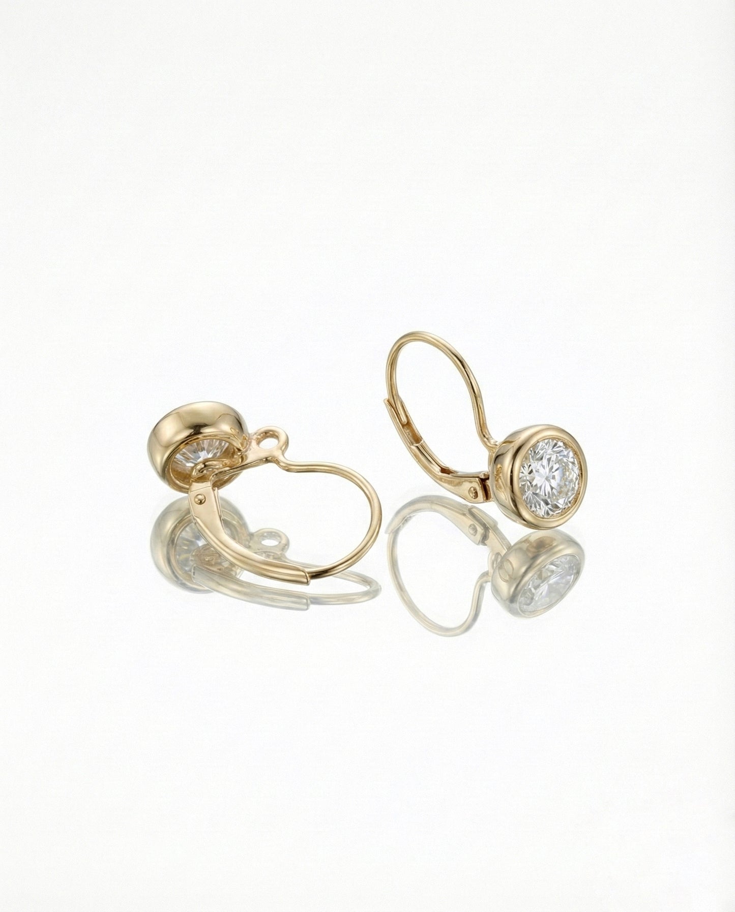 Silver Drop Earrings (Alloy Brass)