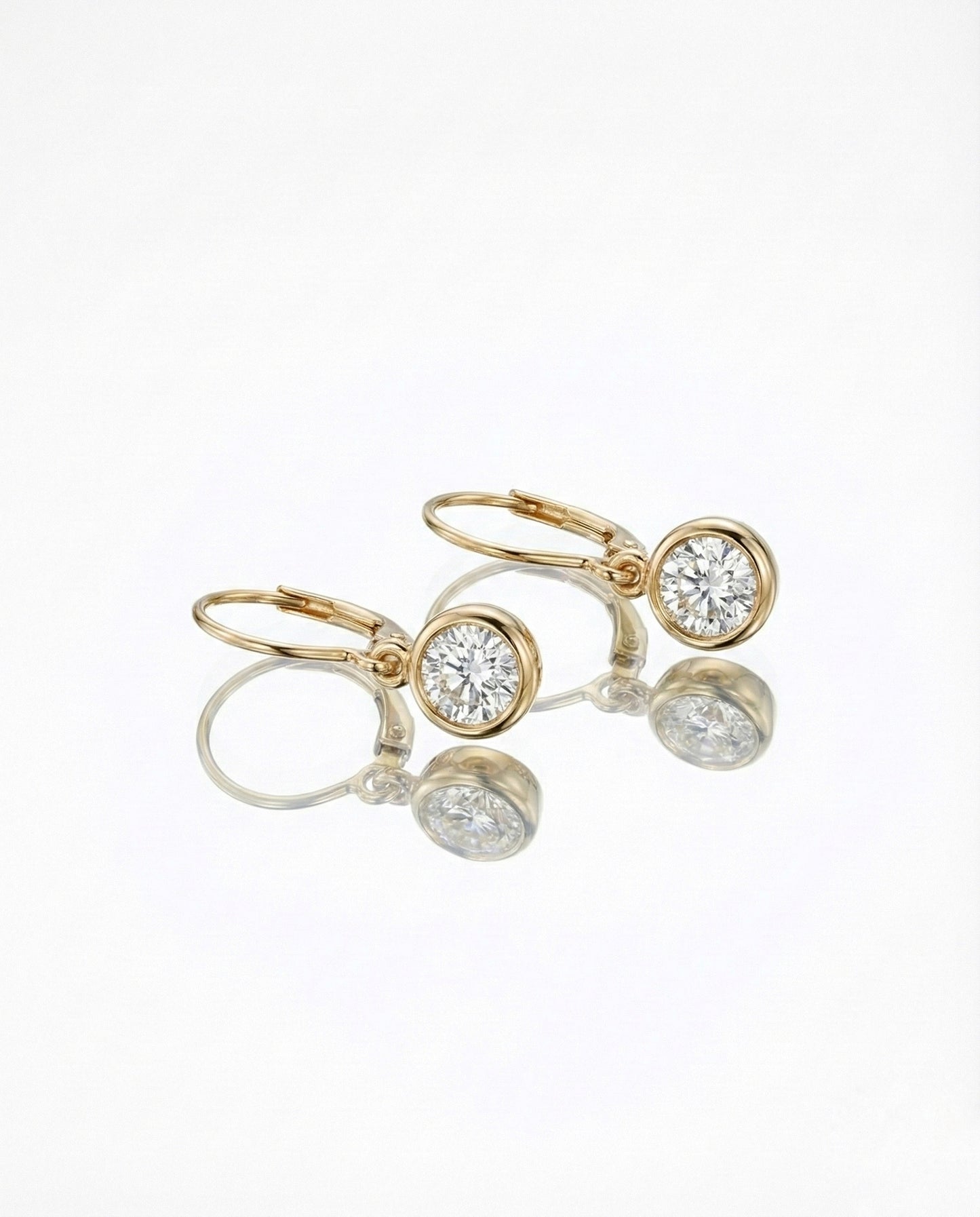 Silver Drop Earrings (Alloy Brass)