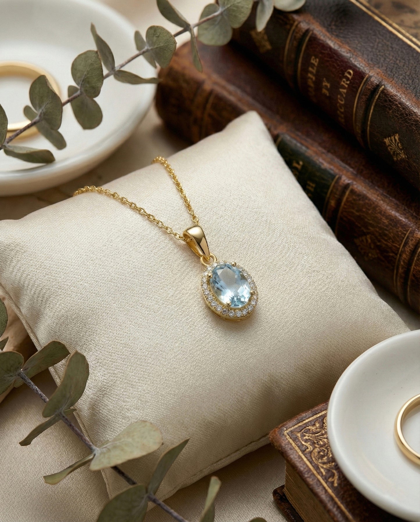 Ocean Mist Halo Necklace