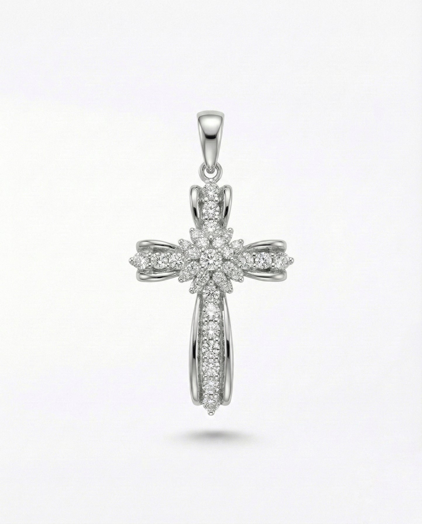 Crystal Cross Necklace