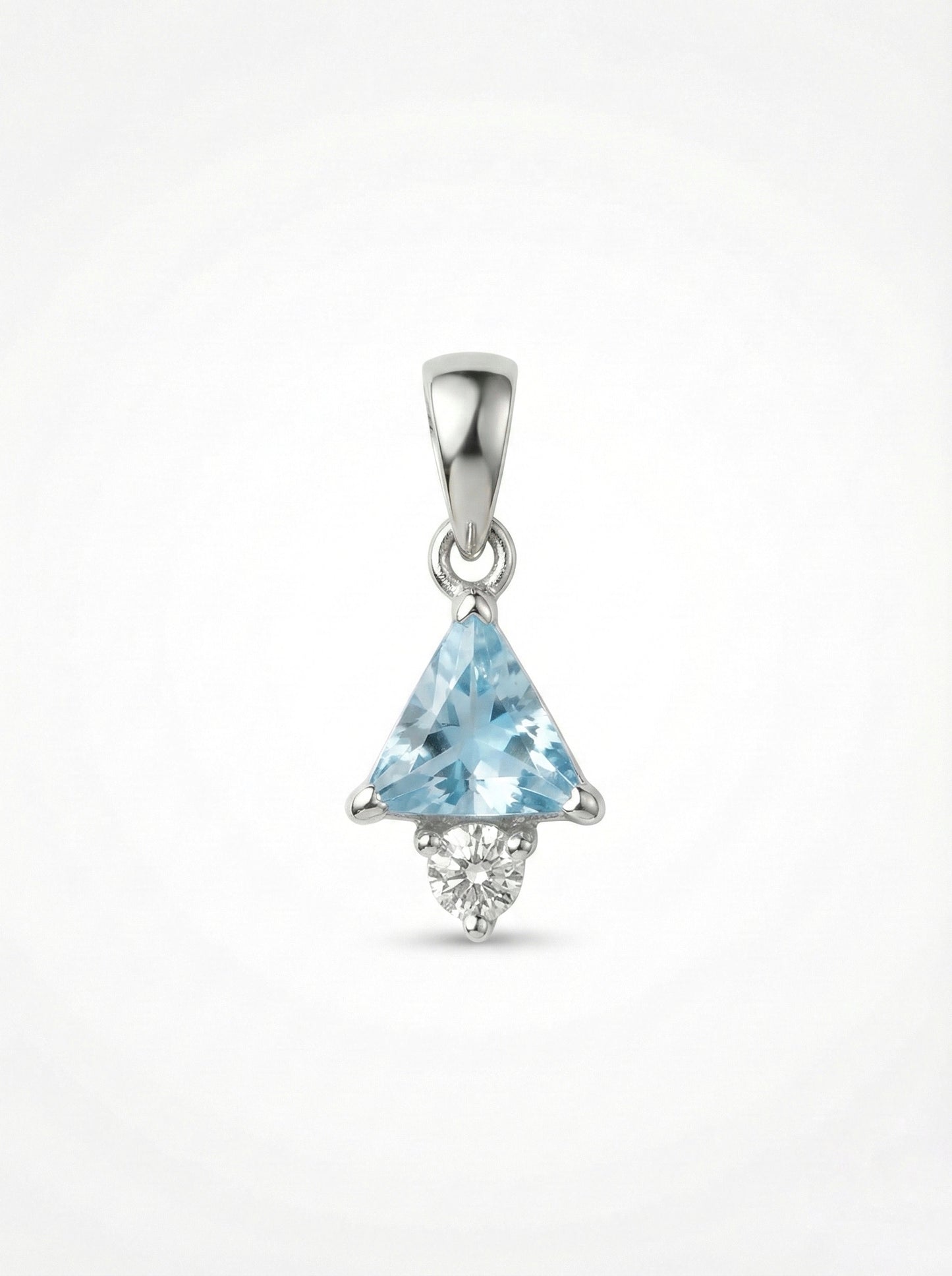 "The Glacial Trillion Pendant"