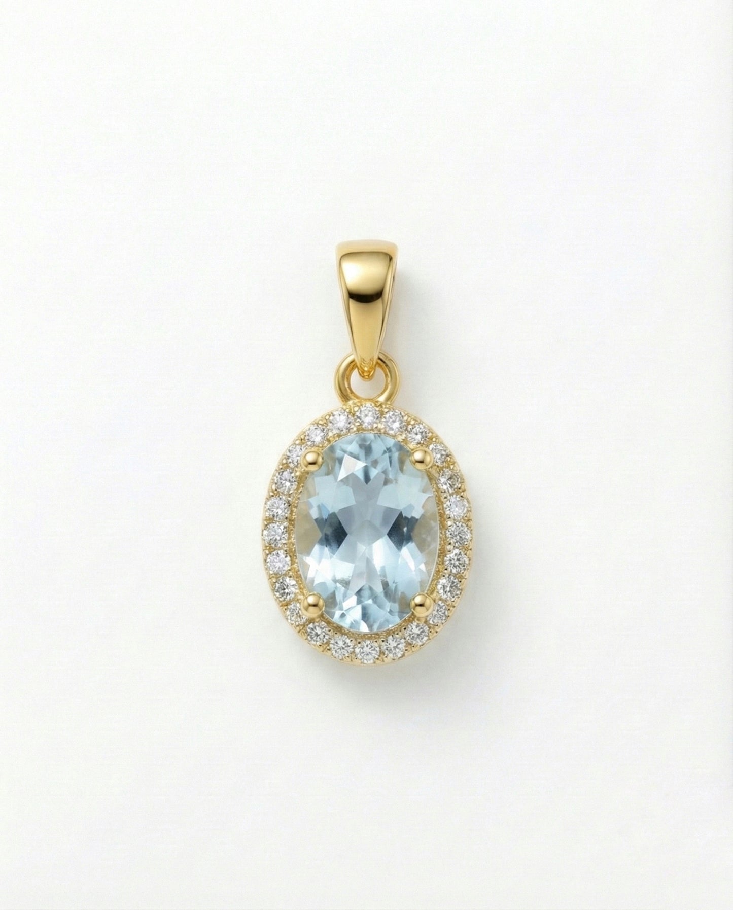 Ocean Mist Halo Necklace