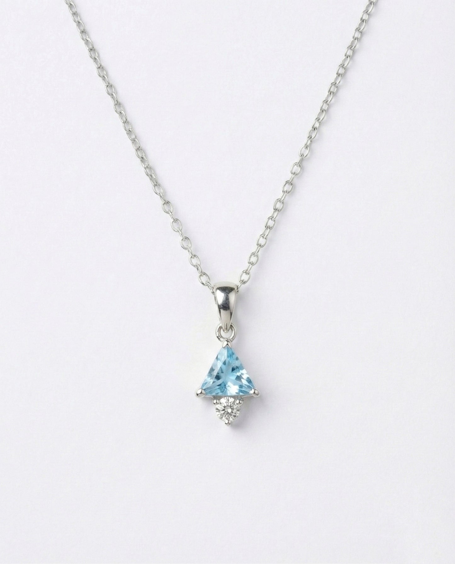 "The Glacial Trillion Pendant"