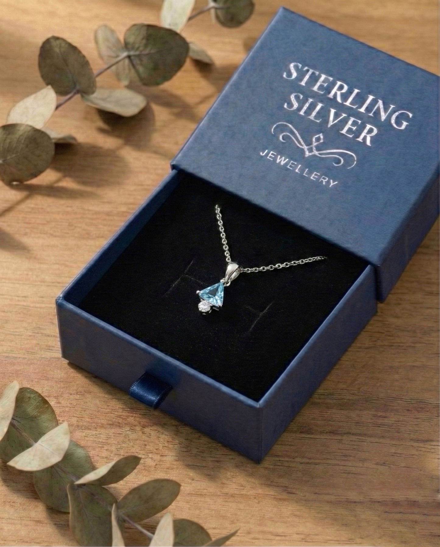 "The Glacial Trillion Pendant"