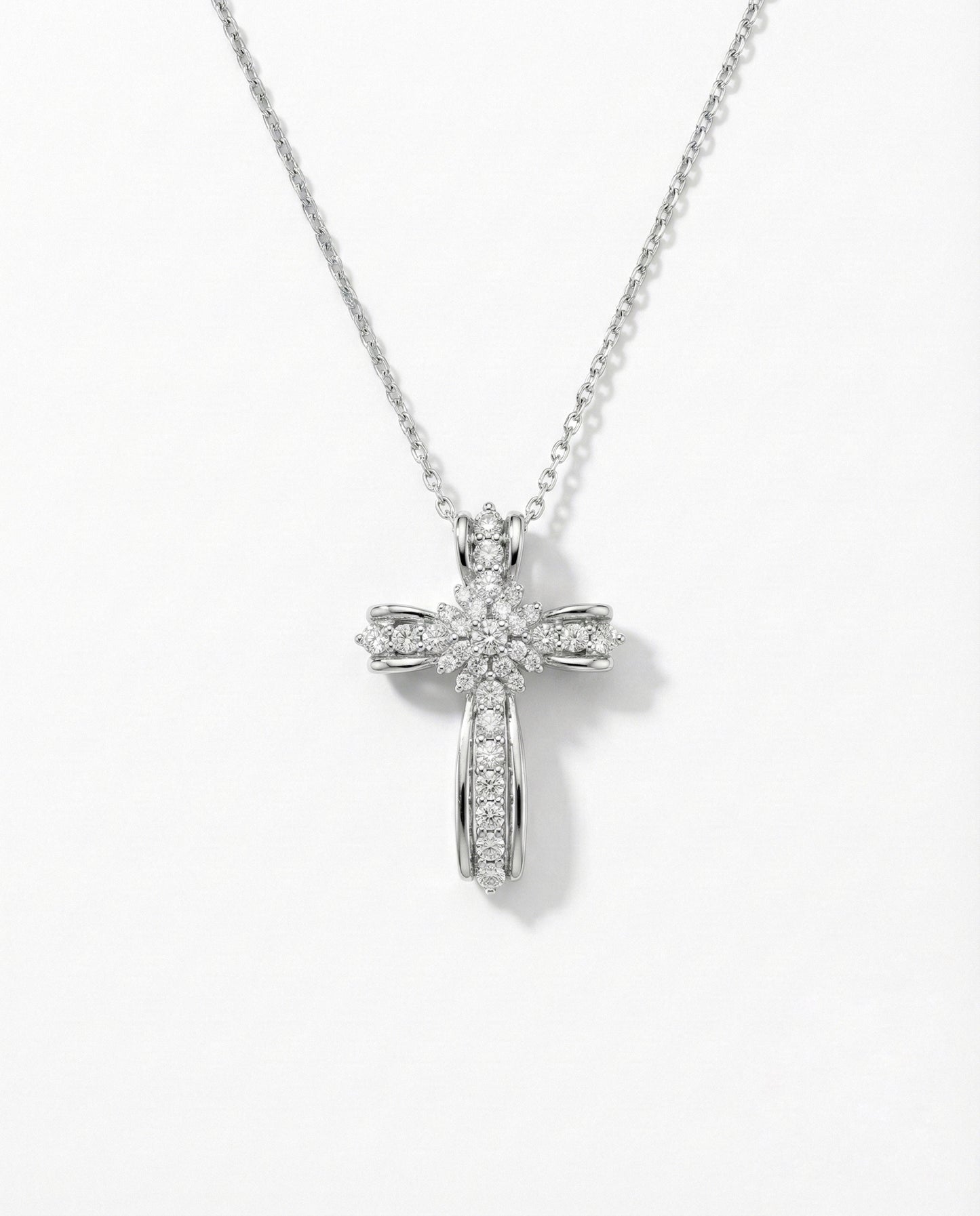 Crystal Cross Necklace