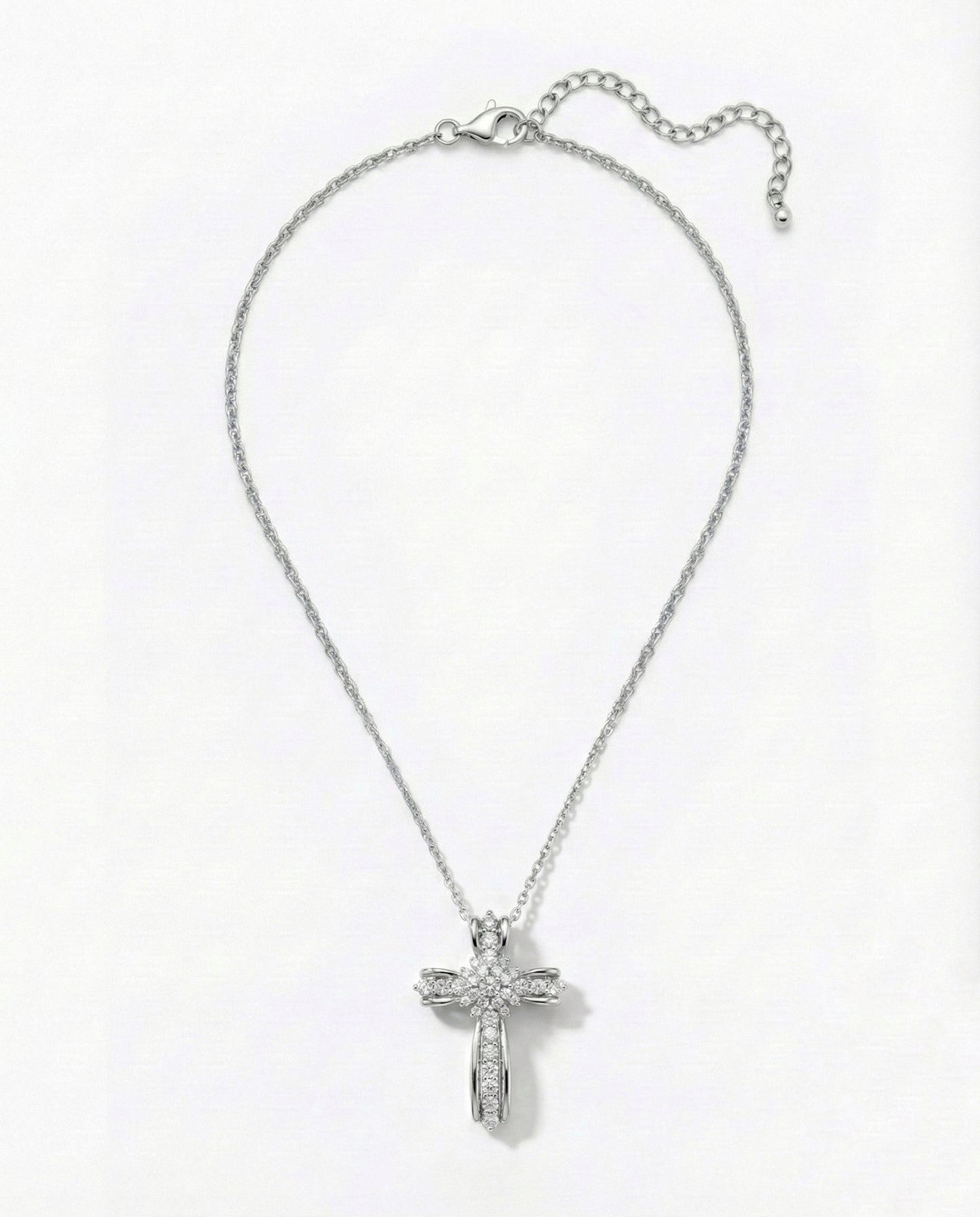 Crystal Cross Necklace