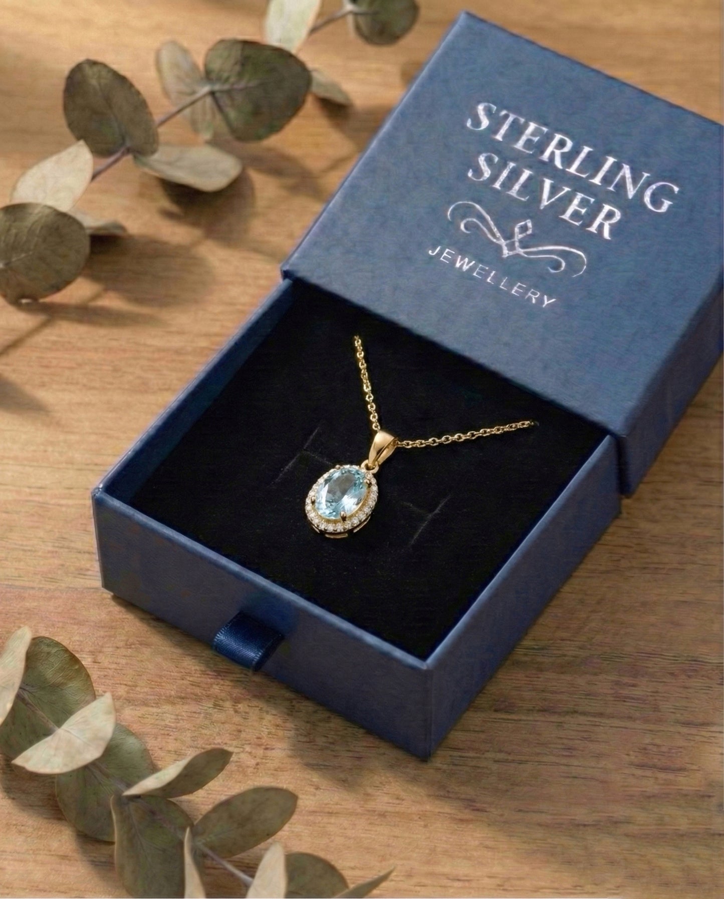 Ocean Mist Halo Necklace